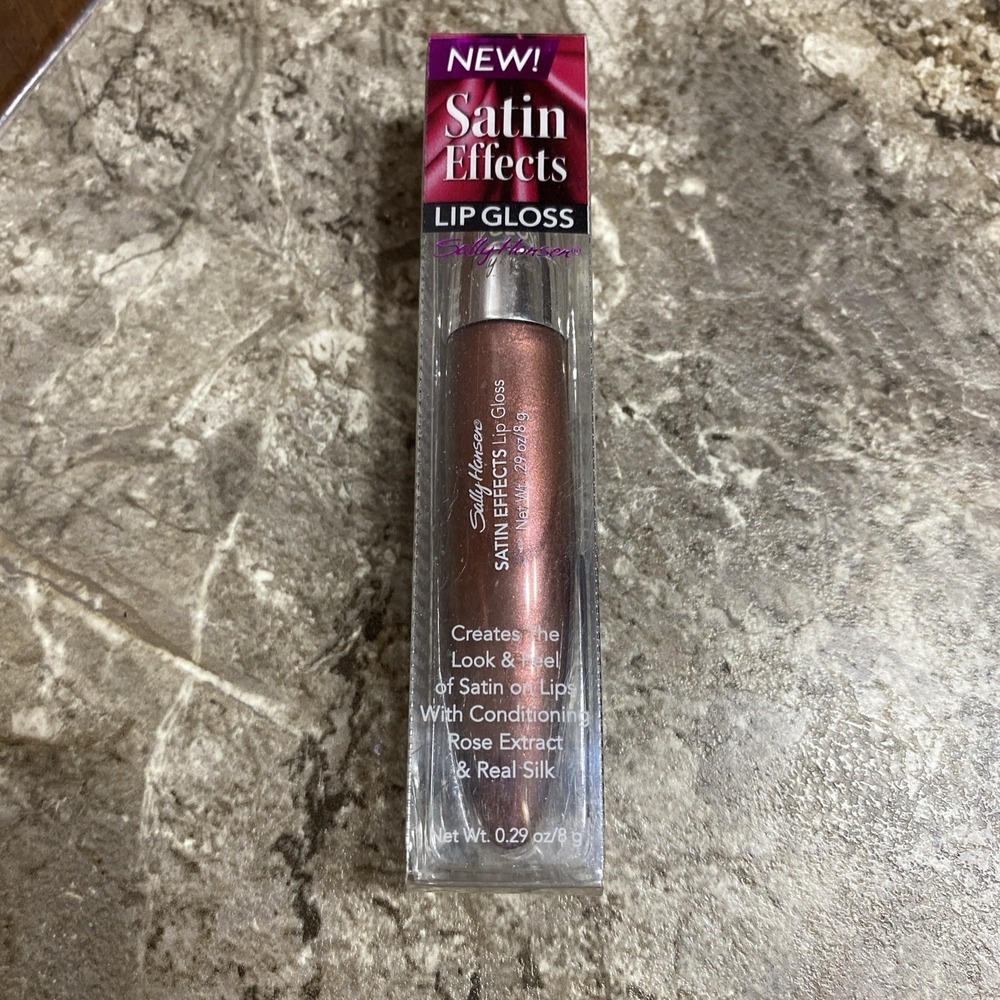 Sally Hansen SATIN EFFECTS LIP GLOSS Feels Like Satin ~ 6646-45 SEXY ~ NEW